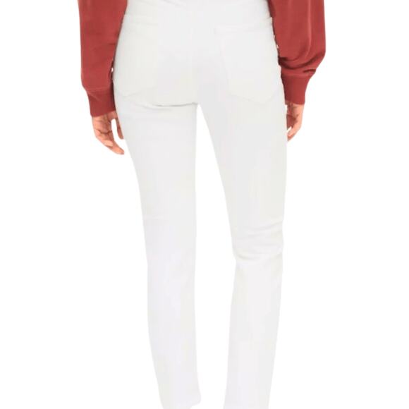 Gap Women's Summer Jeans Slim Stretch White High Rise plus size 16 33 NWT Ankle - Picture 3 of 7